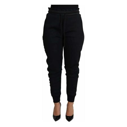 Dolce & Gabbana, Trousers Czarny, Kobieta, Rozmiar: S