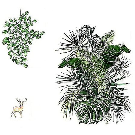 Lehdet Seinätarra Vedenkestävä Kasvi Tarra Koti Sisustus