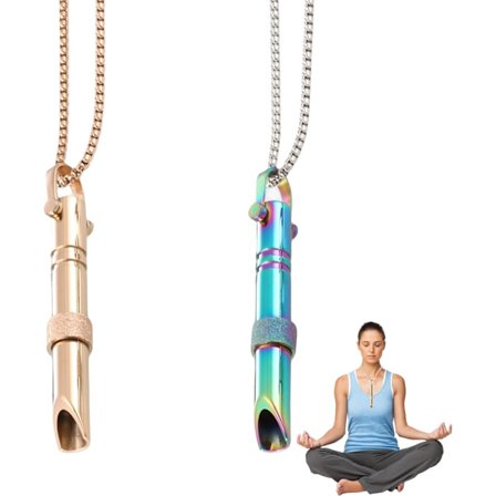 2 st Halsband för andning mot ångest Halsband för andning Halsband mot ångest Stresslindring Mindfulness-halsband Halsband för andningsövningar mot 