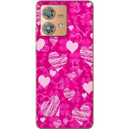 Yhteensopiva Puhelinkuori Motorola Motorola Edge 40 Neo PopSydänKuviointi