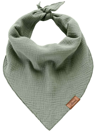 HUNTER Nola Triangle Scarf S Green - Bandanas