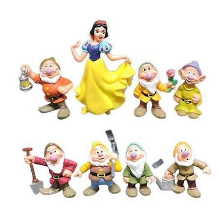 Snow White and the Seven Dwarfs Figure Trinkets 8st Set
