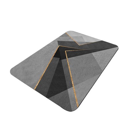 Badrumsmatta i diatoméjord, absorberande golvmatta, halkfri, snabb torkning