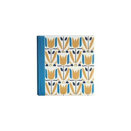 Albumi, jossa on taskupussit 200 muistoa "Flowers 3" - Sininen/Keltainen - 200 kuvaa