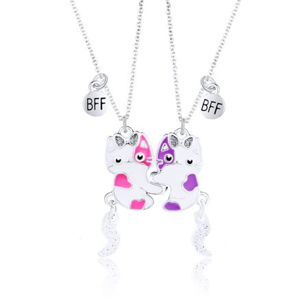 Mordely Best Friend Necklace Magnetic Matching Friendship Necklace For 2 Girls Bff Sister