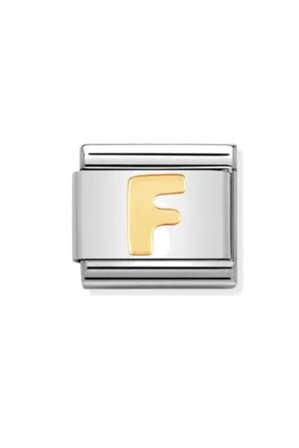 Letter 18k Gold F