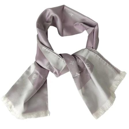 Louis Vuitton Vintage, Pre-owned Silk scarves Grijs, Dames, Maat:ONE Size