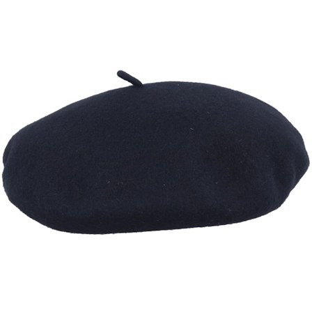 Jaxon & James - Noir beret Chapeau - Wool Fashion Black Beret @ Hatstore