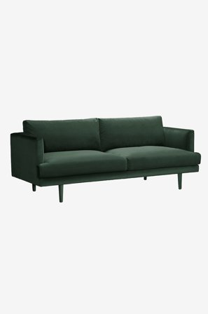 Jotex - Sofa 3-seters Mørk grønn - ANTWERPEN - Kjøp 3-seters sofaer hos Jotex