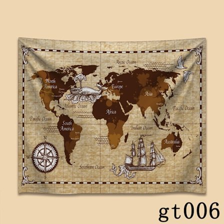 Nordisk stil sovrum dekorativ gobeläng digitaltryck ba