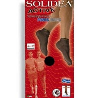 Solidea Active Power Unisex Mini Calza Nera Taglia S 1 Paio