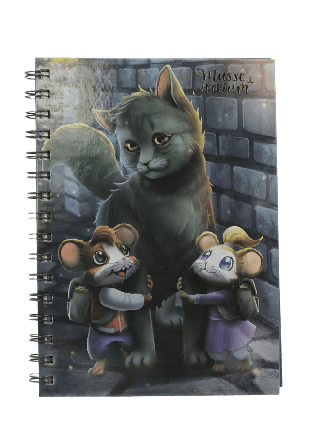 Hedlunds Musse & Helium Wire-o block A5 Kontor papper Flerfärgad