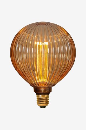 Star Trading - LED-pære E27 G125 Decoled New Generation Classic - Orange - Lyskilder & pærer - Fra Homeroom