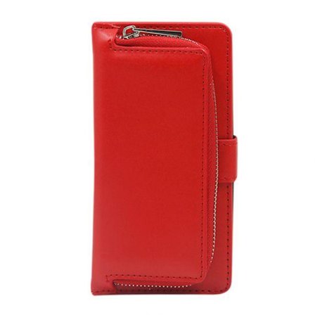 Detachable Leather Case For iPhone 7/8 Red
