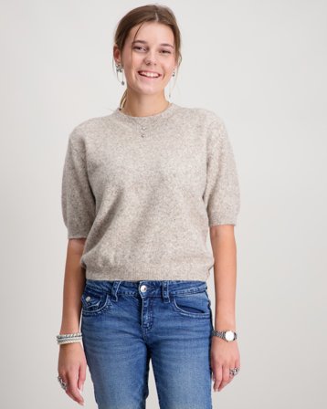 Grunt GRIsa SS Knit Beżowy Swetry Dziewczyna - Kids Brand Store