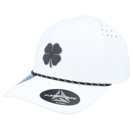 Black Clover - Wit adjustable Cap - Hybrid Luck 1 White/Black Adjustable @ Hatstore