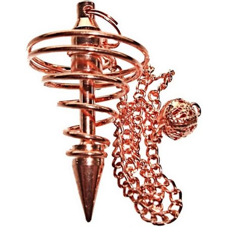 Kuparipäällysteinen Vortex Point -heiluri ennustamiseen ja parantamiseen