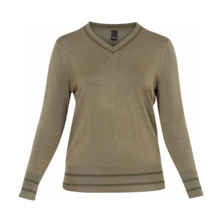 Adia Logan Strik Grøn, Dame Striktrøjer, Størrelse: 3Xl/4Xl
