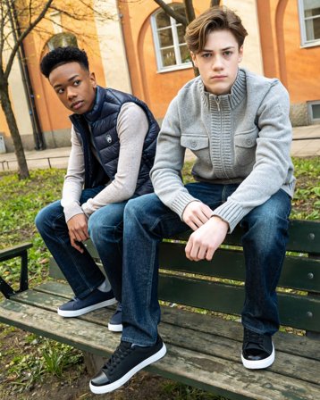 MAGGIORE Heavy Knit Cardigan Grå Tröjor Kille - Kids Brand Store