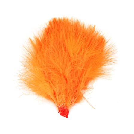 Natures Spirit Fish Hunter Blood Quill Marabou - Fl. Steelhead Orange