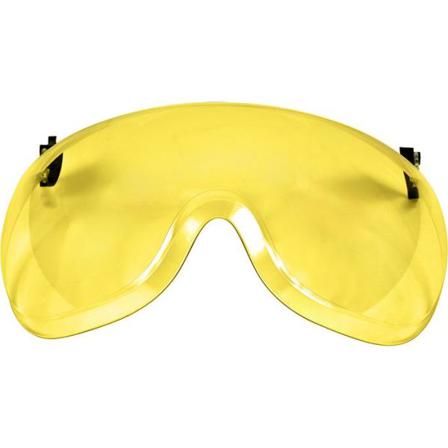 3M SecureFit X5-SV03-CE Lyhyt visiiri AS/AF, polykarbonaatti Keltainen, Silmien ja kasvojen suojaus