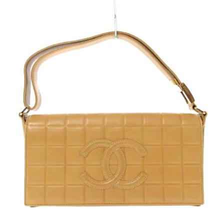 Chanel Vintage, Pre-owned Leather chanel-bags Bruin, Dames, Maat:ONE Size