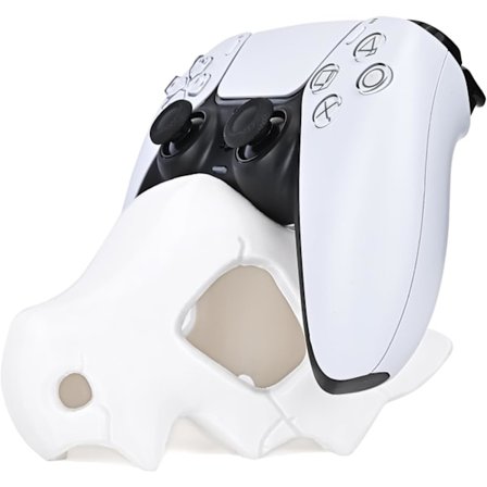 Controller Holder Kompatibel med PS5/PS4 Xbox, Nyt Design 3D-Printing Dyrekranie Spil Håndtag Beslag Controller Tilbehør Base Stativ, Hvid