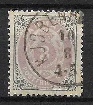 Danmark 1871 - AFA 17 - Stemplet