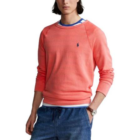 Polo Ralph Lauren, Long Sleeve-knit sweater Czerwony, Mężczyzna, Rozmiar: L