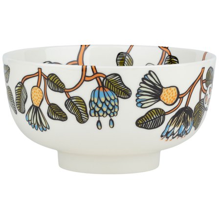 Marimekko Tiara serveringsskål 1,5 liter, hvit/grønn/orange' - 'HvitOransjeGrønn