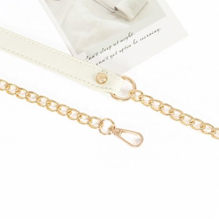 120 cm Laukkuketjut Olkalaukun hihnat BEIGE