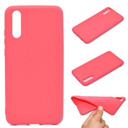 Huawei P20 - Suojaava silikonisuojus (mattapintainen) Nkobeelta Blågrön