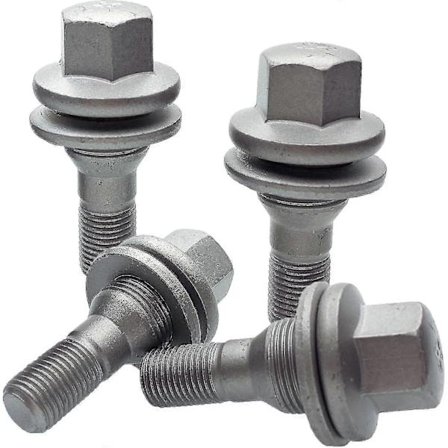 4 stk. Hjulbolte Mødre til Citroen C2 C3 C4 C5 Peugeot 206 207 308 407, Gevind M12 x 1.25