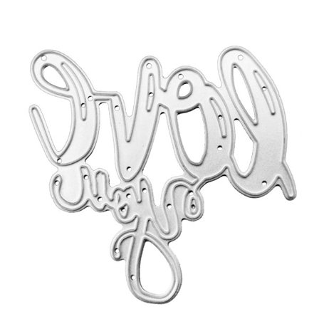 Älskar Dig Metallskärande Dies Stencil Scrapbooking DIY Album Stämpel Papper Prägling
