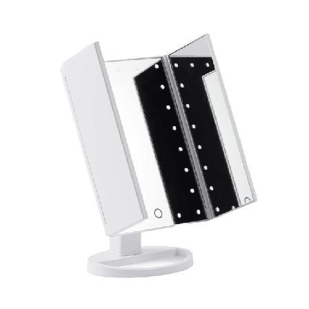 Browgame Original Tri Folded Lighted Mirror Tillbehör Unisex Vit 1