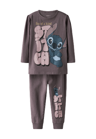 Name It Pyjamas STITCH Dam Lila 98