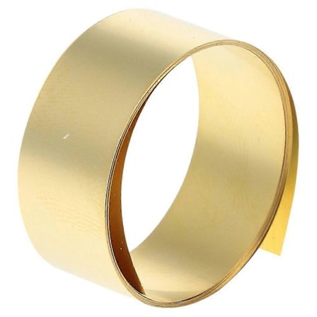 Messingplade Rulle 03x10x1000mm Messingfolie Rulle Messingstrimler Guld til Håndværk Elektriske Reparationer Jordforbindelse