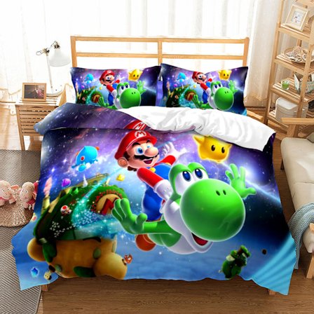 Mario digitaltryckt quiltset-1105m8