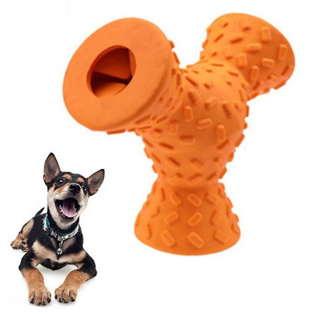 Hundegodteri Ball Toy, iq Puzzle Toy 3 Huller Matdispenser Kjæledyrleke