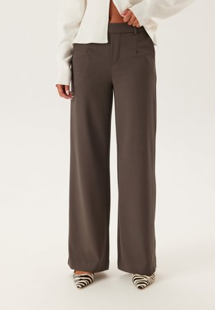 Object Collectors Item - Objlisa MW Wide Pant - Seal Brown