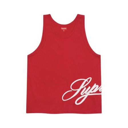 Supreme Sleeveless Tops Rød, Herre
