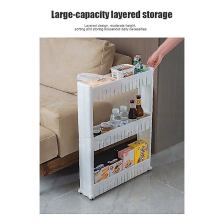 Förvaringsställ Gap Hylla Rullande Kök Toalett Gap Ställ