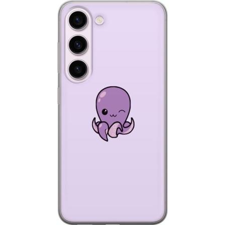 Samsung Galaxy S23 Gjennomsiktig deksel Purple Octopus