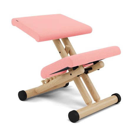 Varier Furniture Multi - Pink Wool - Natural base