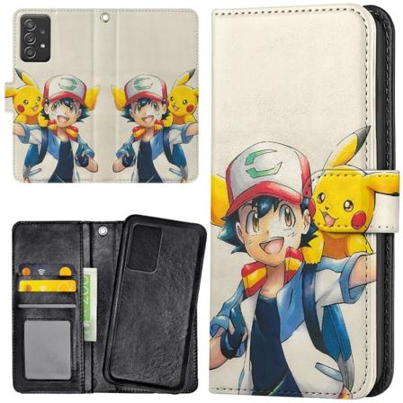 Samsung Galaxy A52/A52s 5G - Lommebok Deksel Pokemon Multicolor