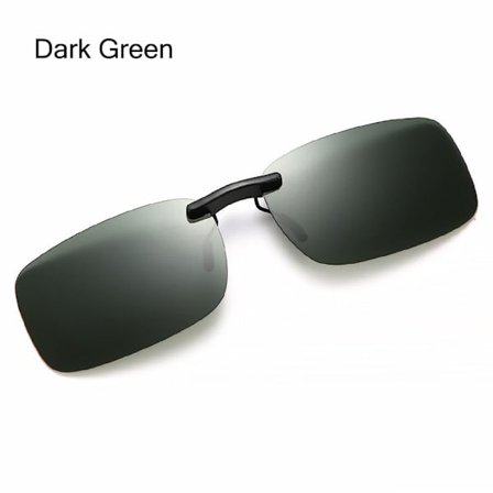 Magnetiske clip-on polariserte solbriller Flip Up solbriller MØRKE