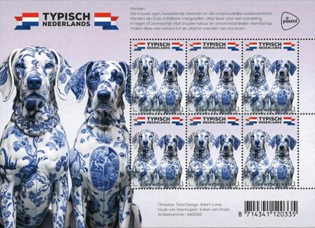 Holland - Typisk hollandsk 2024: Hunde - Postfrisk miniark