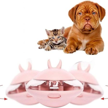 Hundegodbid-bold, interaktivt IQ-legetøj til kæledyr, madbeholder