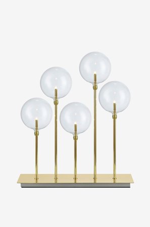 Markslöjd - MÄSTER Ljusstake 5L - Guld - Adventsljusstakar - Från Homeroom