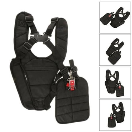 Græsslåmaskine, dobbelt skulderremsele, til buskrydder, pisk, trimmer, universal slåmaskine, dobbelt [F537966575]